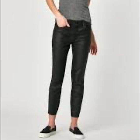 Mavi Black Snake Skin Skinny Mid-rise Jeans  size 28 - Picture 1 of 10